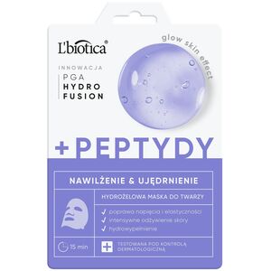L'Biotica PHF Peptydy Nawilżenie & Ujędrnienie Hydrożelowa Maska do twarzy
