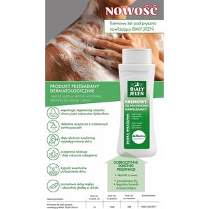 BIAŁY JELEŃ Kremowy żel pod prysznic nawilżający 300 ml