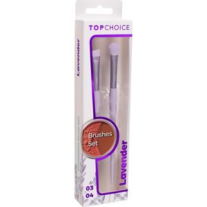 Top Choice Pędzelki do cieni lavender 03 i 04 2 szt