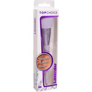 Top Choice Pędzel do różu i bronzera lavender 02