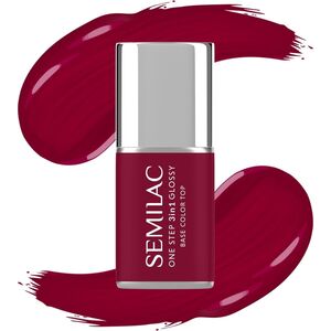 SEMILAC One Step Glossy 3in1 Lakier hybrydowy do paznokci S570 Dark Raspberry 7 ml
