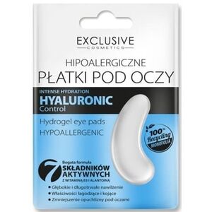 EXCLUSIVE COSMETICS Hyaluronic Control Płatki hipoalergiczne pod oczy Nawilżające 1 para