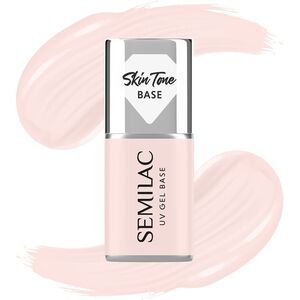 SEMILAC Skin Tone Baza coverowa do lakierów hybrydowych półtransparentna Rose Beige 7 ml