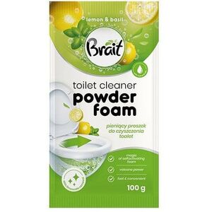 BRAIT Wulkan Pieniący proszek do czyszczenia toalet Lemon & Basil 100 g