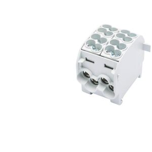 Blok rozdzielczy-odgałęźny Al/Cu SCB 25-2 (80120) SIMBLOCK jednobiegunowy 2x25mm2 szary 81505002