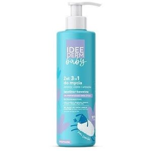 IDEE DERM Baby Żel 3w1 do mycia twarzy ciała i włosów 400 ml