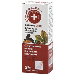 Domowy Doktor Krem balsam do nóg z ekstraktem pijawki i końskim kasztanem 75ml