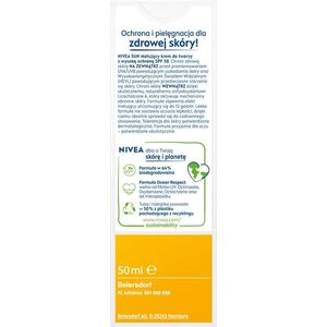NIVEA SUN Shine Control Matujący krem koloryzujący do twarzy Light Tinted SPF50 50 ml