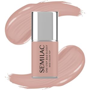 SEMILAC One Step Glossy 3in1 Lakier hybrydowy do paznokci S210 French Beige 7 ml