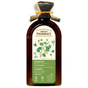 Green Pharmacy Przeciwłupieżowy Szampon Pąki Brzozy i Olej Rycynowy 350ml