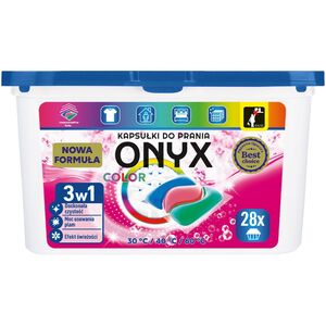 ONYX Color Kapsułki do prania 3w1 (28 prań )