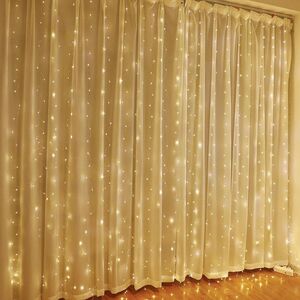 Κουρτίνα LED (100 λαμπάκια LED) 3m x 1m ΘΕΡΜΟ ΛΕΥΚΟ / CIEPŁY BIAŁY