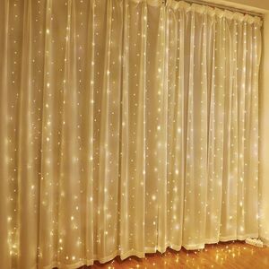 Κουρτίνα Ledowa (100 λαμπάκια LED) 3m x 1m χωρίς κρεμάστρα, WARM WHITE / ΖΕΣΤΟ ΛΕΥΚΟ