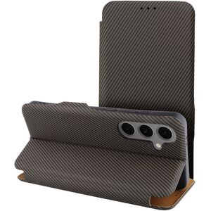 Θήκη Kabura FOLIO Side Magnet για SAMSUNG S24 FE καφέ