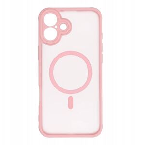 Θήκη FULL MATTE MAG COVER συμβατή με MagSafe για IPHONE 15 Pro Max ανοιχτό ροζ