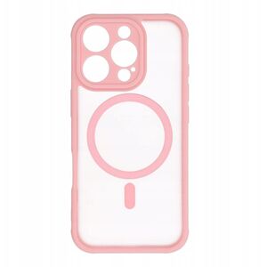 Θήκη FULL MATTE MAG COVER συμβατή με MagSafe για IPHONE 16 Pro ανοιχτό ροζ