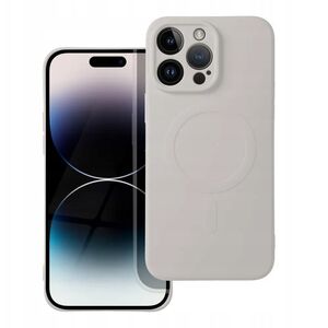 Θήκη SILICONE MAG COVER συμβατή με MagSafe για SAMSUNG A55 τιτάνιο γκρι
