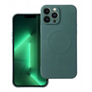 Θήκη SILICONE MAG COVER συμβατή με MagSafe για SAMSUNG A55 πράσινο