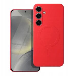 Θήκη SILICONE MAG COVER συμβατή με MagSafe για SAMSUNG A55 κόκκινο