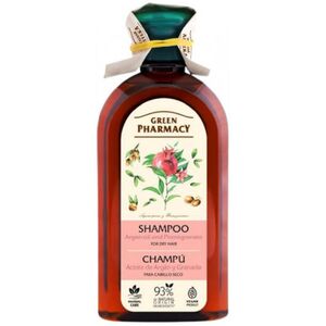 Green Pharmacy Szampon dla Włosów Suchych i Łamliwych z Olejkiem Arganowym i Granatem 350ml
