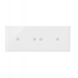 Πάνελ αφής Kontakt-Simon 54 Touch DSTR3121/70 τρεις μονάδες ένα πεδίο αφής δύο οριζόντια πεδία αφής ένα πεδίο αφής λευκό