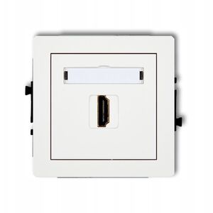Μονή πρίζα Karlik Deco DHDMI-3 HDMI 2.0 λευκό