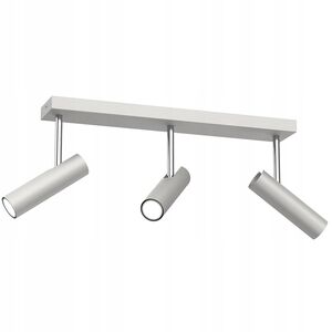 Luminex Axion 283 πλαφονιέρα λυχνία οροφής 3x8W GU10 γκρι/χρώμιο