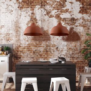 TK Lighting Cap 6927 κρεμαστό φωτιστικό 1x15W E27 τούβλο/πεύκο