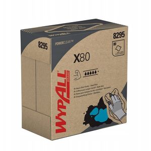 Kimberly-Clark WYPALL X80 Power Clean POP-UP BOX - Πολλαπλών χρήσεων πανί καθαρισμού σε κομμάτια - Μπλε