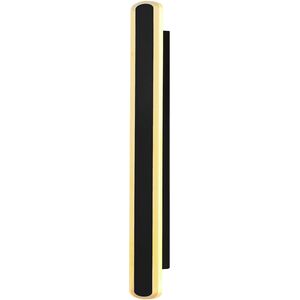 CANDELLUX STICK lampa ścienna zewnetrzna L-60 czarny 20W  klosz opal IP65 21-35875