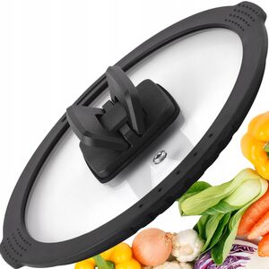 ΓΥΑΛΙΝΟ ΚΑΠΑΚΙ COMODO 28CM BR-8853