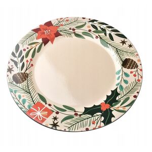 BLANCHE FESTIVE Διακοσμητικό πιάτο 33xh2cm