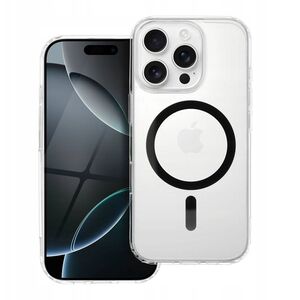 Drop Glue Colorful Ring Mag Cover συμβατό με MagSafe ταιριάζει με IPHONE 13 PRO MAX μαύρο