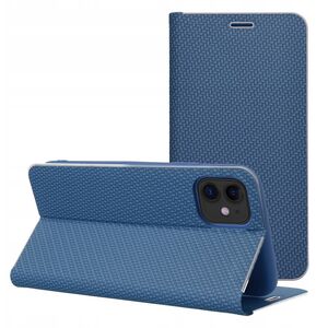 Θήκη LUNA Book Carbon για το IPHONE 16e (SE 4 2025) μπλε
