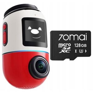 70mai Omni X800 4K Κόκκινη + κάρτα 70mai SD 128GB