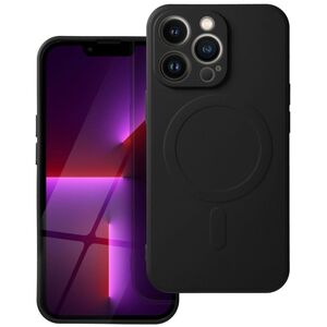 Θήκη SILICONE MAG COVER συμβατή με MagSafe για IPHONE 16e (SE 4 2025) μαύρο