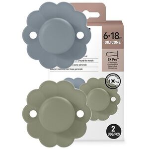 SUAVINEX - 308408-ΦΥΣΙΟΛΟΓΙΚΗ ΠΙΠΙΛΑ SX PRO ΣΙΛΙΚΟΝΗ 2ΤΜΧ/6-18Μ/ΛΙΜΝΗ-ΠΡΑΣΙΝΟ/ΘΑΥΜΑ
