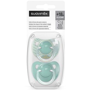 SUAVINEX - 308261-ΑΝΑΤΟΜΙΚΗ ΠΙΠΙΛΑ ΣΙΛΙΚΟΝΗΣ 2ΤΜΧ/18M+/ΘΑΛΑΣΣΙΟ/ΟΝΕΙΡΑ
