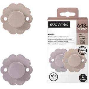 SUAVINEX - 308407-ΦΥΣΙΟΛΟΓΙΚΗ ΠΙΠΙΛΑ SX PRO ΣΙΛΙΚΟΝΗ 2ΤΜΧ/6-18Μ/ΛΙΛΑ-ΜΩΒ/ΘΑΥΜΑ