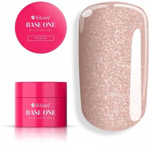 SILCARE_Base One Buldier Gel τζελ κατασκευής νυχιών Shimmer Peach 50g