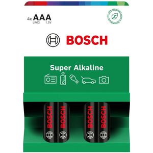 ΜΠΑΤΑΡΙΑ BOSCH 4ΤΜΧ AAA SUPER ALKALINE LR03SA4B/00