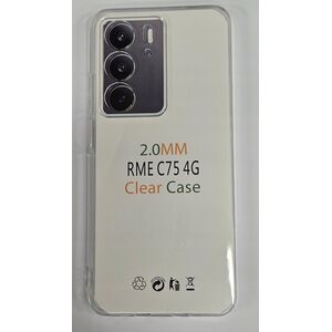 Διαφανής Θήκη CLEAR CASE 2 mm για REALME C75 (προστασία κάμερας) διαφανής
