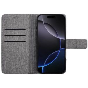 Θήκη GOMMA Book για XIAOMI Redmi Note 14 4G (GLOBAL - 164,84mm x 78,15mm x 8,16mm) γκρι