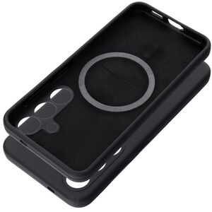 Θήκη SILICONE 2mm για IPHONE 16 Plus συμβατή με MagSafe μαύρη