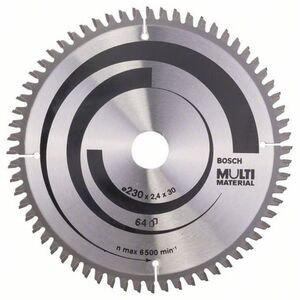 Bosch Tarcza pilarska Multi Material 230 x 2,4 x 30mm 64z - 2608640513