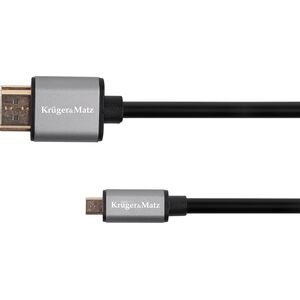 Kabel Kruger&Matz HDMI Micro - HDMI 1.8m czarny (KM1238)