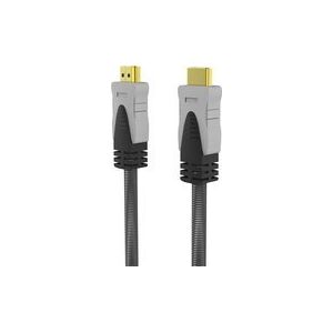 Kabel Cian Technology HDMI - HDMI 1.8m czarny (IHD-18T)
