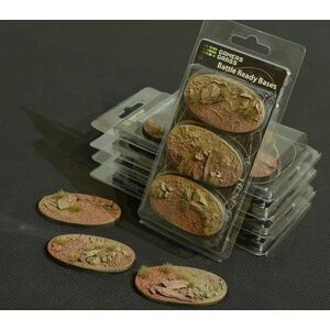 Gamers Grass Gamers Grass: Bases Oval - Badlands 75 mm (3 szt.)