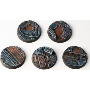 Gamers Grass Gamers Grass: Bases Round - Spaceship Corridor 40 mm (5 szt.)