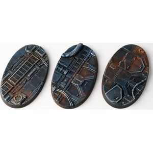 Gamers Grass Gamers Grass: Bases Oval - Spaceship Corridor 75 mm (3 szt.)